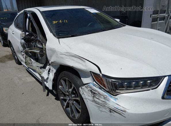 19UUB2F51JA007255 2018 ACURA TLX White Панорамний вид салону 360°