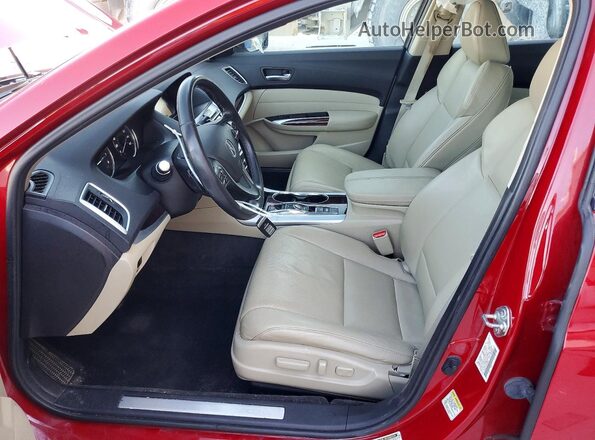 19UUB2F52HA000437 2017 ACURA TLX Red 