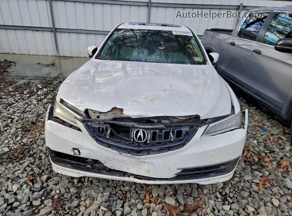 19UUB2F52HA000888 2017 ACURA TLX White წინა ხედი