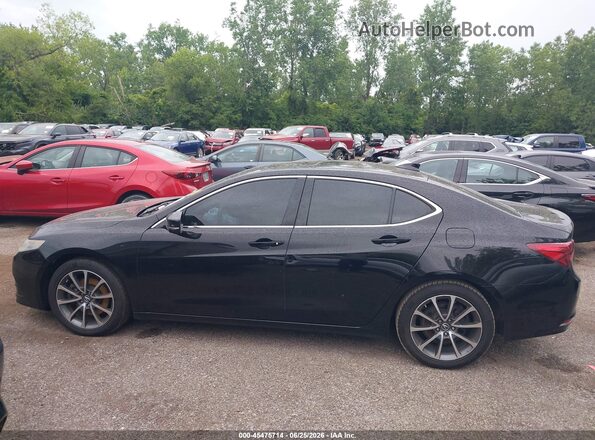 19UUB2F53GA008061 2016 ACURA TLX Black Սալոնի 360 աստիճան տեսք