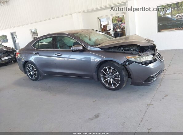 19UUB2F53HA002665 2017 ACURA TLX Gray Rear interior view