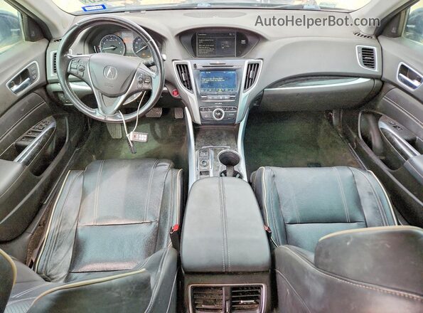 19UUB2F53JA003644 2018 ACURA TLX Black Dashboard view
