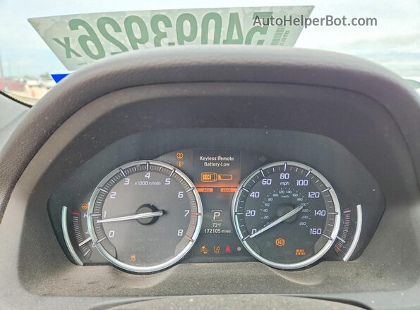 19UUB2F53JA003644 2018 ACURA TLX Black Instrument cluster view