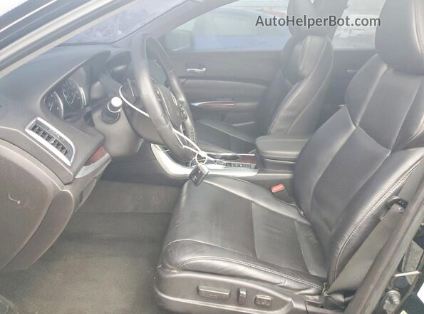 19UUB2F55GA003119 2016 ACURA TLX Black Вид салону спереду