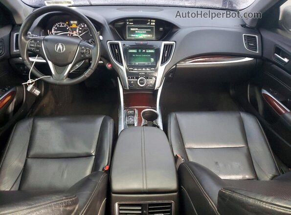 19UUB2F55GA003119 2016 ACURA TLX Black Вид панелі приладів