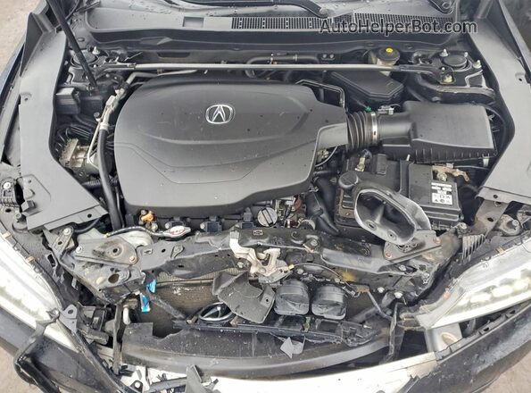 19UUB2F55GA003119 2016 ACURA TLX Black Вид задньої частини салону