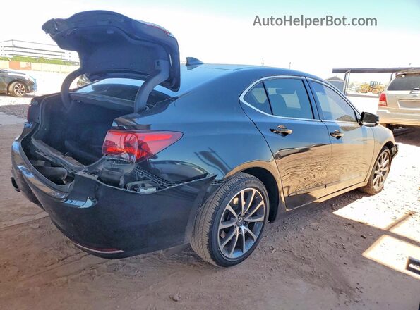 19UUB2F55HA003493 2017 ACURA TLX Черный Задняя правая четверть