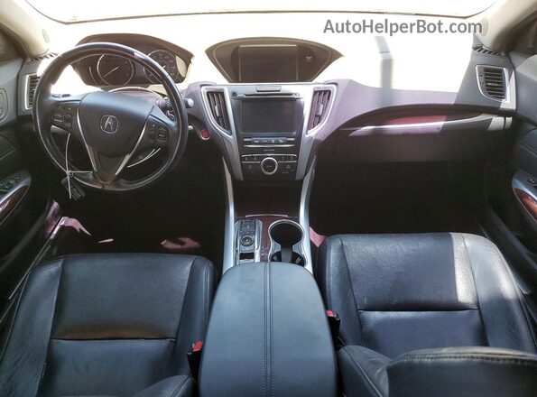 19UUB2F55HA003493 2017 ACURA TLX Черный Вид панели приборов