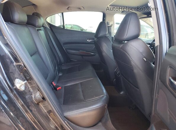 19UUB2F55HA003493 2017 ACURA TLX Черный Вид задних сидений