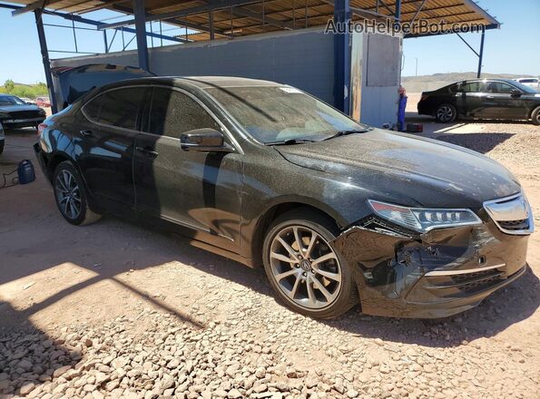 19UUB2F55HA003493 2017 ACURA TLX Черный Передняя правая четверть