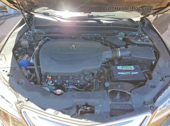 19UUB2F55HA003493 2017 ACURA TLX Черный Вид задней части салона