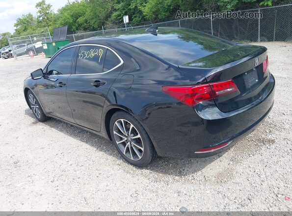 19UUB2F55HA006796 2017 ACURA TLX Black Trasero izquierdo