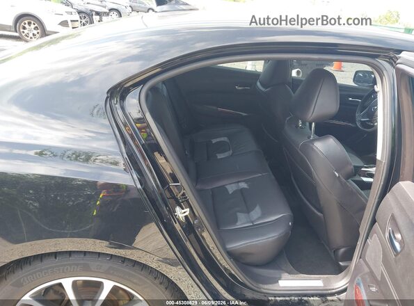19UUB2F55HA006796 2017 ACURA TLX Black Vista de la etiqueta del VIN