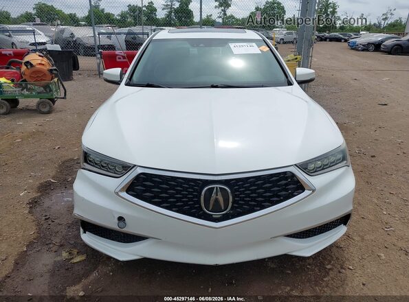 19UUB2F55JA000079 2018 ACURA TLX White Rear interior view