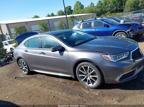 19UUB2F55JA003824 2018 ACURA TLX Gray Rear interior view