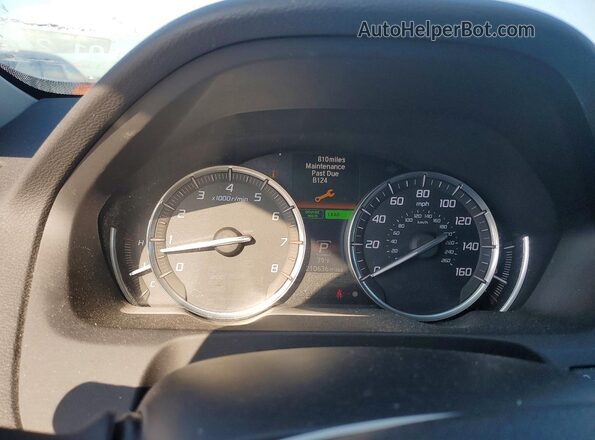 19UUB2F56GA005400 2016 ACURA TLX White ხელსაწყოთა პანელის ხედი