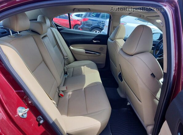 19UUB2F57GA007561 2016 ACURA TLX Бордовый Вид задних сидений