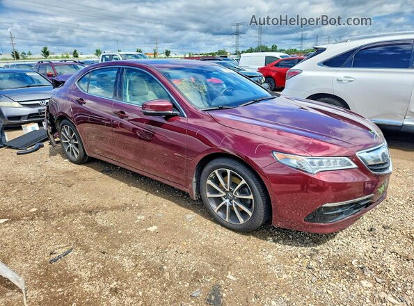 19UUB2F57GA007561 2016 ACURA TLX Бордовый Передняя правая четверть