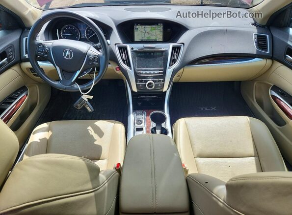 19UUB2F57GA007561 2016 ACURA TLX Бордовый Вид панели приборов