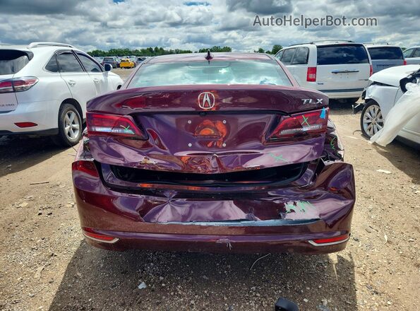 19UUB2F57GA007561 2016 ACURA TLX Бордовый Вид сзади