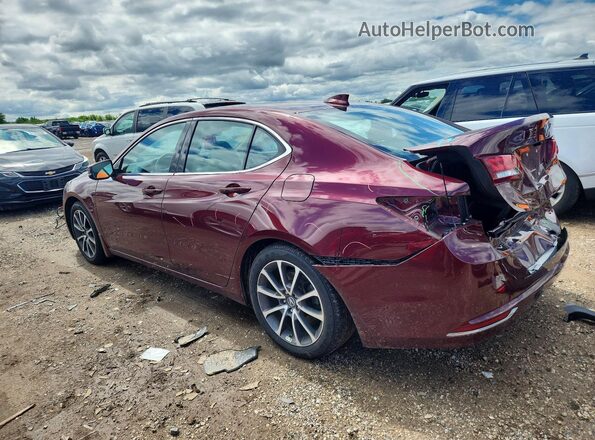 19UUB2F57GA007561 2016 ACURA TLX Бордовый Задняя левая четверть