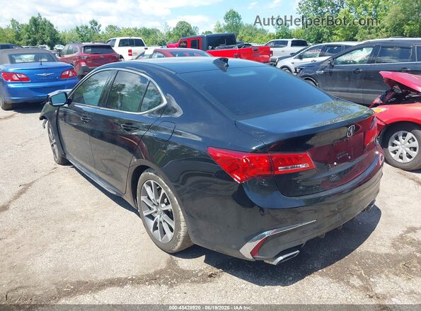 19UUB2F57JA009933 2018 ACURA TLX Black Rear left