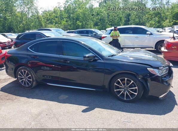 19UUB2F57JA009933 2018 ACURA TLX Black Rear interior view