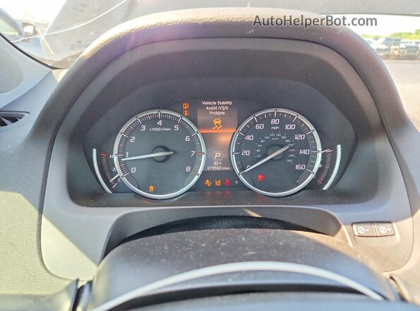 19UUB2F58GA001512 2016 ACURA TLX Black Vista del cuadro de instrumentos