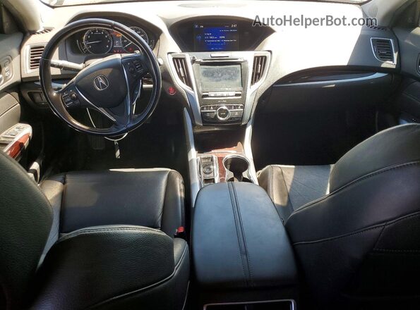 19UUB2F58GA011327 2016 ACURA TLX Black Вид панелі приладів