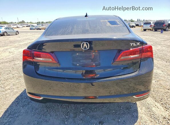 19UUB2F58GA011327 2016 ACURA TLX Black Вид ззаду