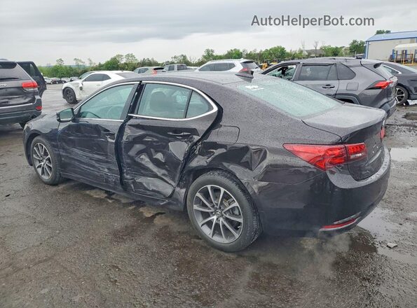 19UUB2F58HA001771 2017 ACURA TLX Black Trasero izquierdo