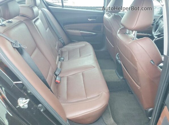 19UUB2F58HA001771 2017 ACURA TLX Black Vista de los asientos traseros