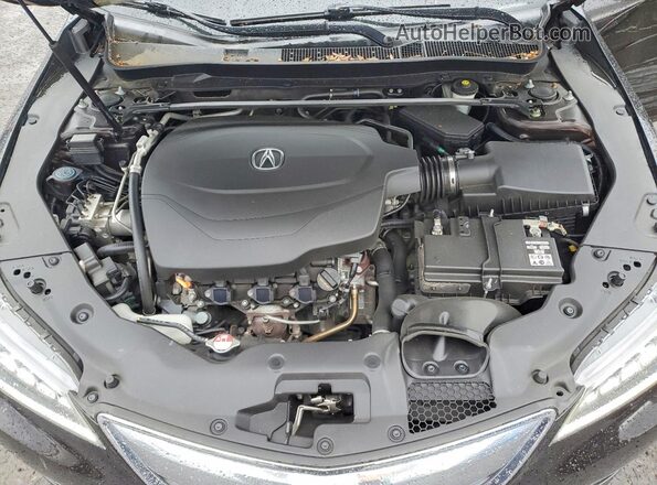 19UUB2F58HA001771 2017 ACURA TLX Black Vista interior trasera