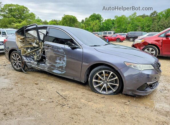 19UUB2F58HA005383 2017 ACURA TLX Серый Передняя правая четверть