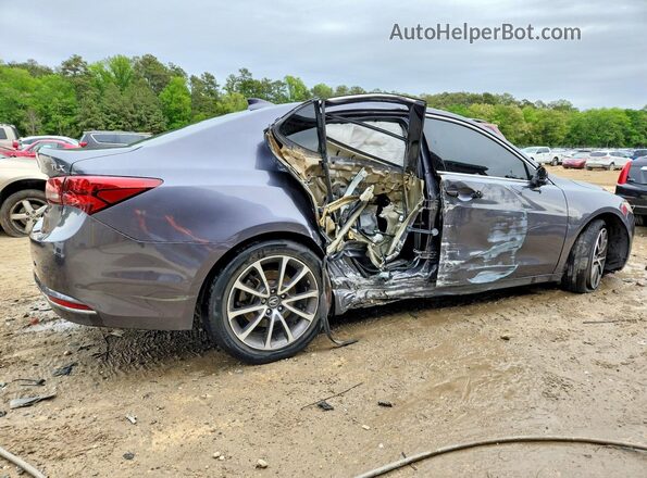 19UUB2F58HA005383 2017 ACURA TLX Серый Задняя правая четверть