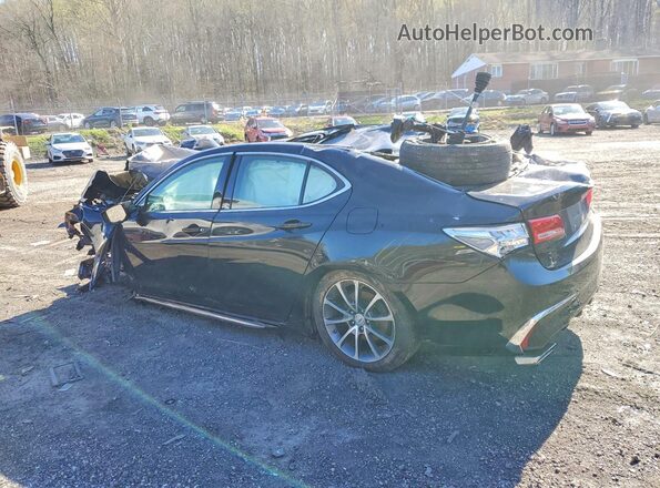 19UUB2F58JA000030 2018 ACURA TLX Black Հետևի ձախ