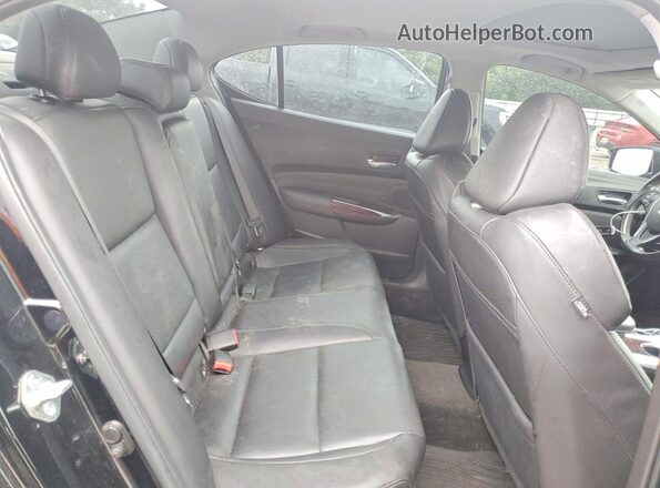 19UUB2F59HA002251 2017 ACURA TLX Black Vista de los asientos traseros