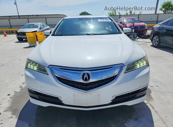 19UUB2F59HA004498 2017 ACURA TLX White წინა ხედი