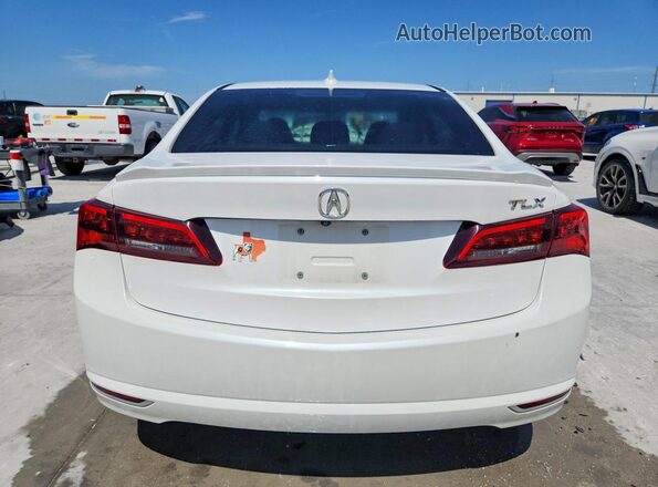 19UUB2F59HA004498 2017 ACURA TLX White უკანა ხედი
