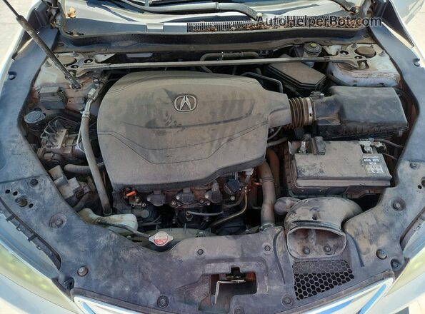19UUB2F59HA004498 2017 ACURA TLX White უკანა სალონის ხედი