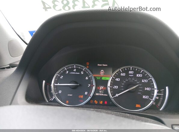 19UUB2F5XGA003097 2016 ACURA TLX Gray Հետևի նստատեղերի տեսք