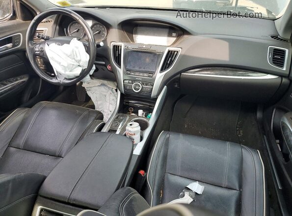 19UUB2F5XJA007500 2018 ACURA TLX Black Вид панелі приладів