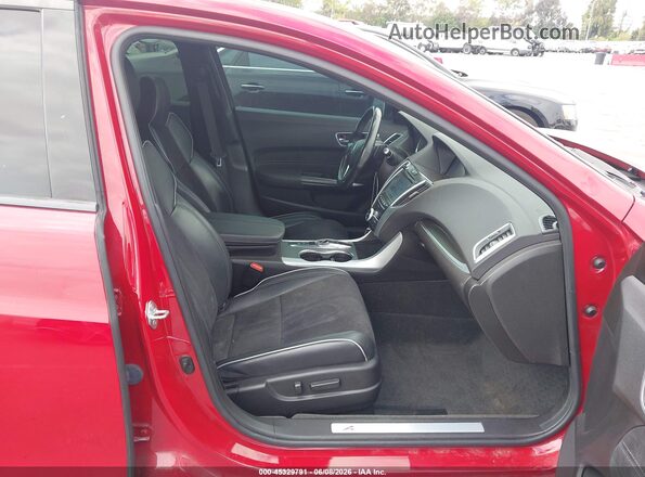 19UUB2F61JA008253 2018 ACURA TLX Red Front interior view