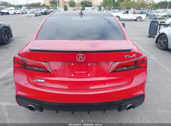 19UUB2F61JA008253 2018 ACURA TLX Red 