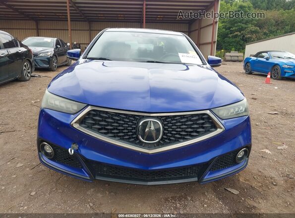 19UUB2F62JA010495 2018 ACURA TLX Blue Вид панелі приладів