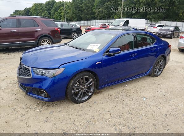 19UUB2F62JA012571 2018 ACURA TLX Blue Front left