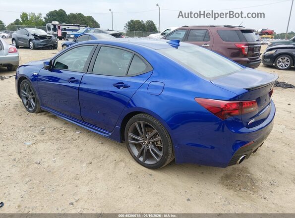 19UUB2F62JA012571 2018 ACURA TLX Blue Rear left