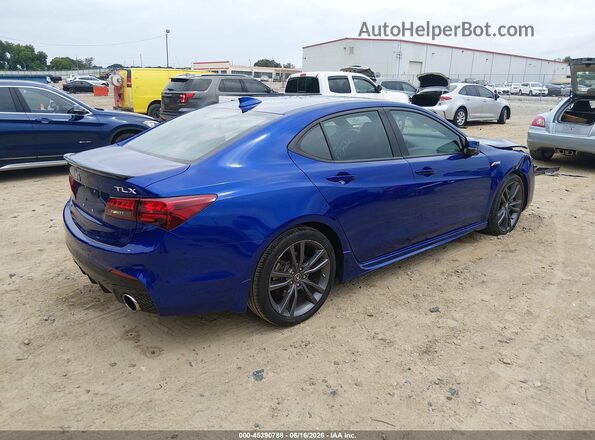 19UUB2F62JA012571 2018 ACURA TLX Blue Rear right