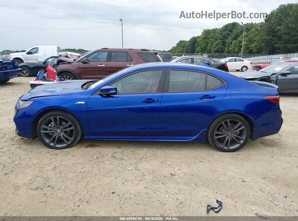 19UUB2F62JA012571 2018 ACURA TLX Blue 360 interior view