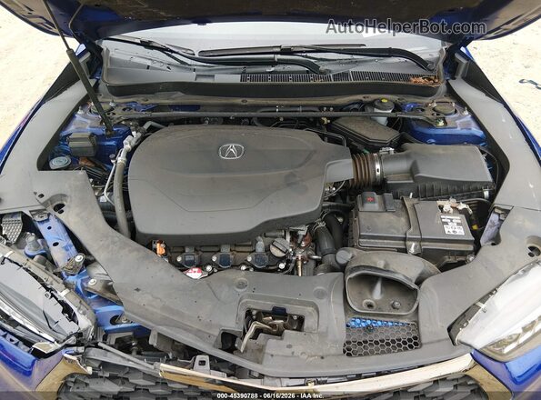 19UUB2F62JA012571 2018 ACURA TLX Blue Rear view